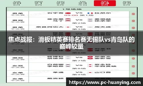 焦点战报：滑板精英赛排名赛无锡队vs青岛队的巅峰较量